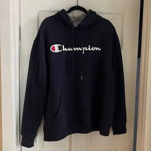 Navy Blue Champion Hoodie